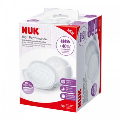 NUK High Performance Breast Pads 60/box | Carton Deal of 6 boxes